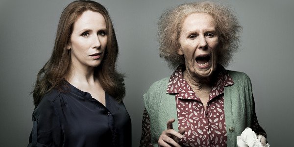 Catherine Tate and 'Nan' (Photo: Matt Crockett)