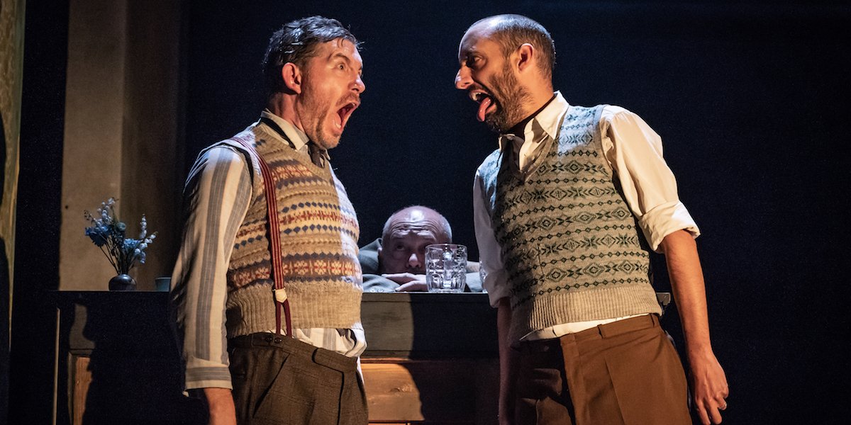 Lee Evans and Tom Edden in Pinter Three. Photo credit Marc Brenner