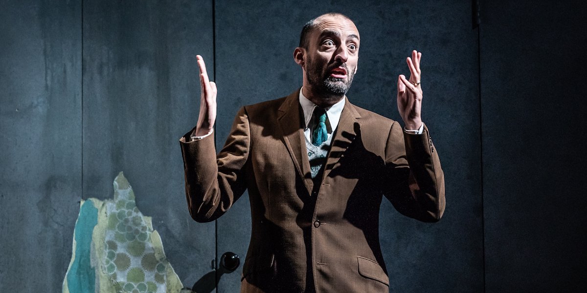 Tom Edden in Pinter Three. Photo credit Marc Brenner