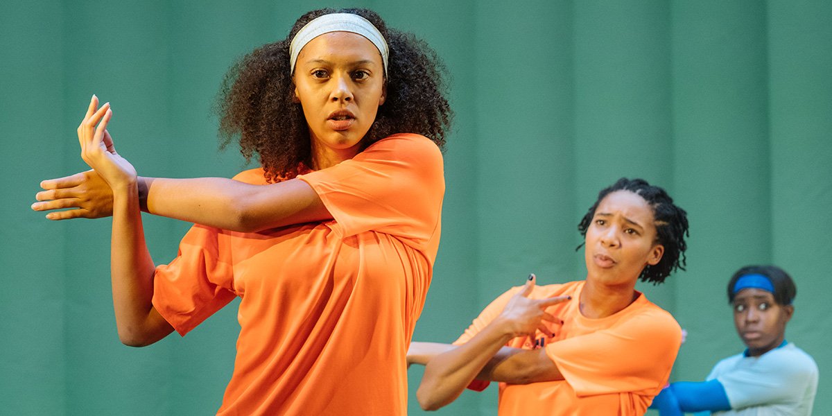 Francesca Henry in The Wolves at Theatre Royal Stratford East (Photo: Manuel Harlan)