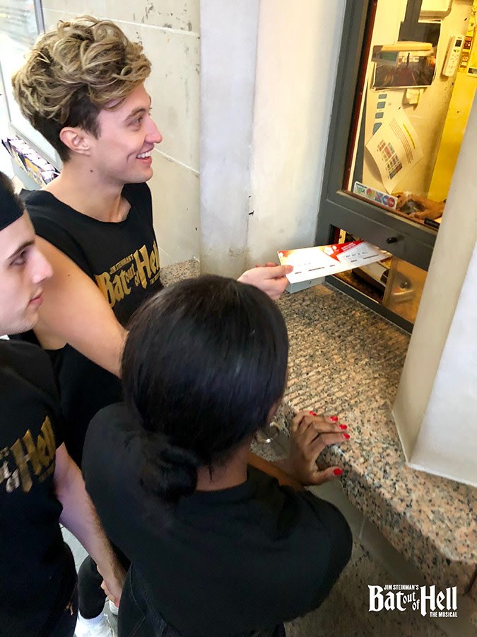 Bat Out Of Hell cast at TKTS