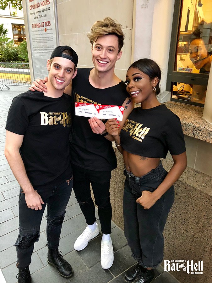 Bat Out Of Hell cast at TKTS