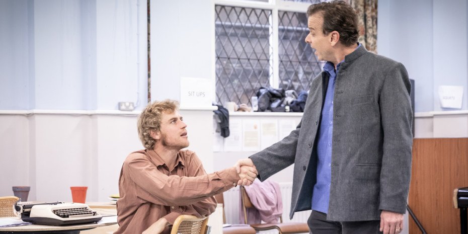 Johnny Flynn in rehearsals for True West