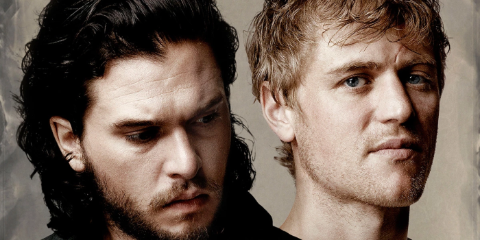 Kit Harington and Johnny Flynn in True West