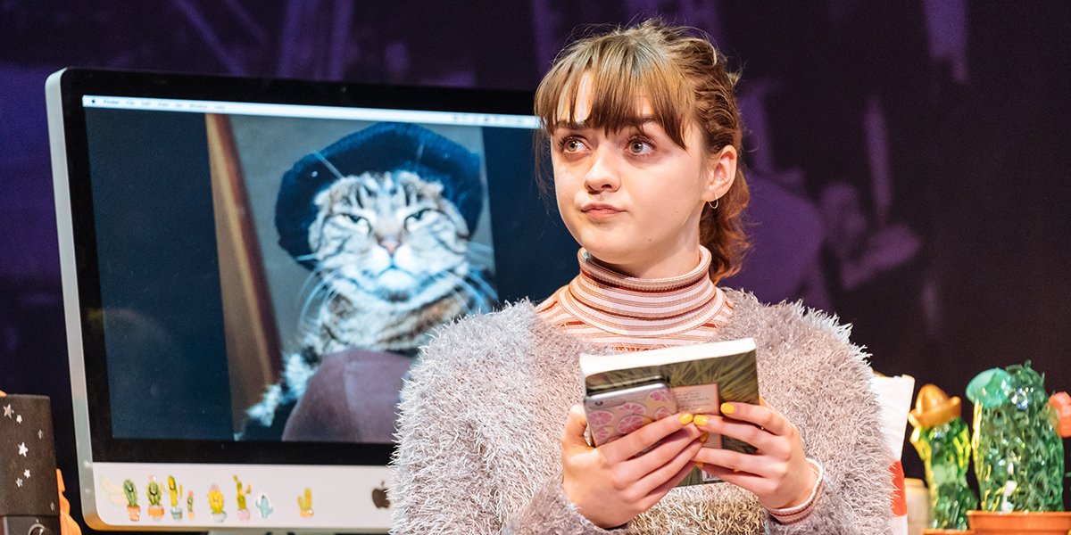 Maisie Williams (Caroline) in I And You at Hampstead Theatre (Photo: Manuel Harlan)