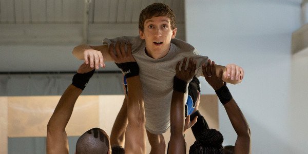 Sam Newton in The Curious Incident Of Dog In The Night-Time rehearsals (Photo: Ellie Kurttz)