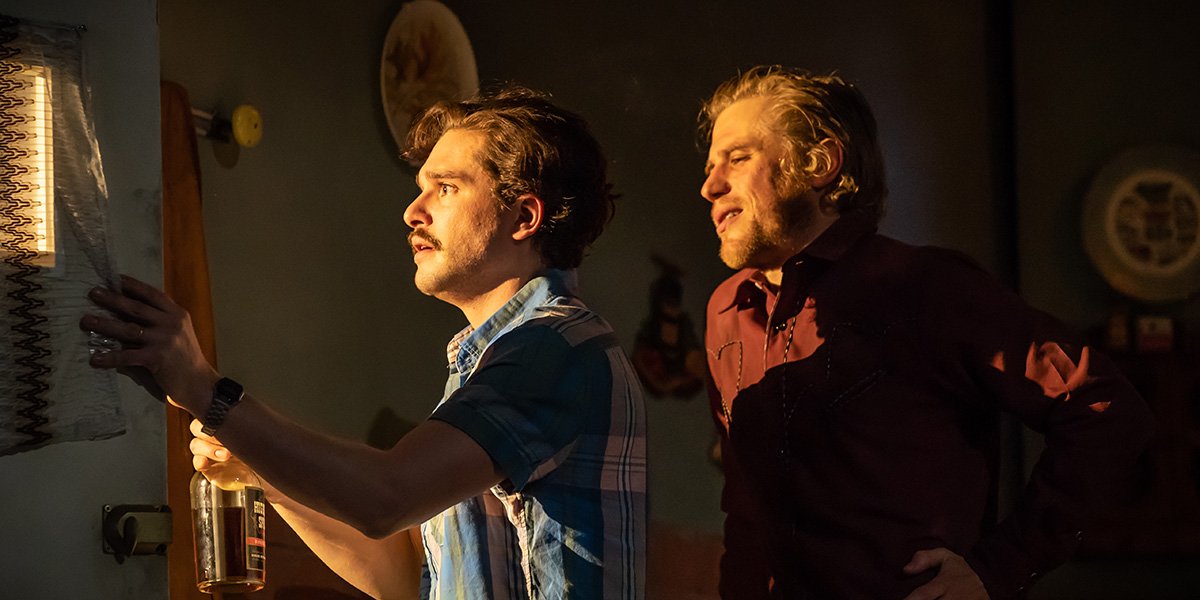 Kit Harington and Johnny Flynn in True West (Photo: Marc Brenner)