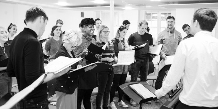 Rehearsals for LMTO's A Christmas Carol