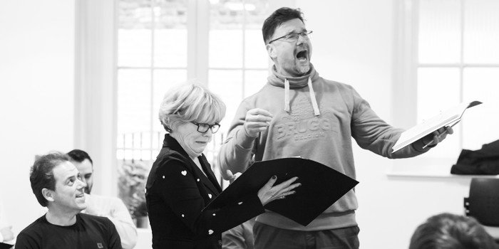 Rehearsals for LMTO's A Christmas Carol