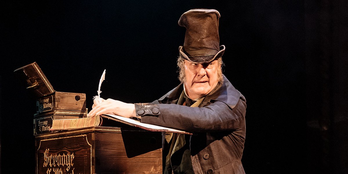 Stephen Tompkinson in A Christmas Carol at The Old Vic (Photo: Manuel Harlan)