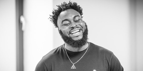 Abraham Popoola in rehearsal for Pinter Six (Photo: Marc Brenner)