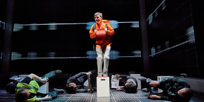 Joshua Jenkins in The Curious Incident Of The Dog In The Night-Time (Photo: Brinkhoff/Mogenburg)