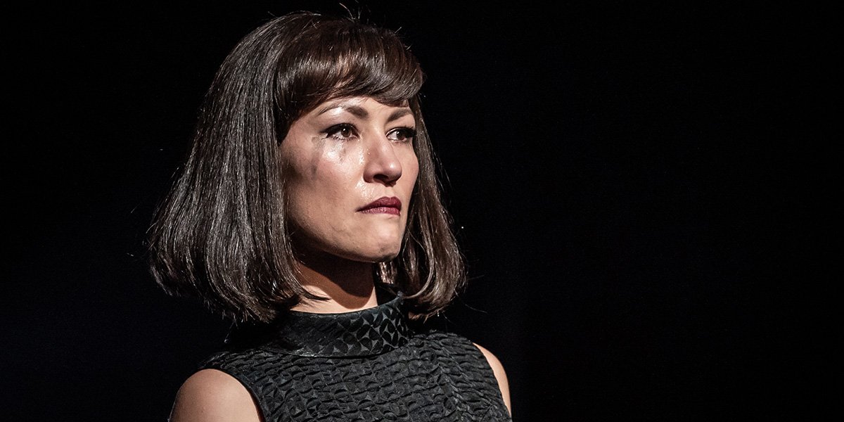Eleanor Matsuura in Pinter Six (Photo: Marc Brenner)