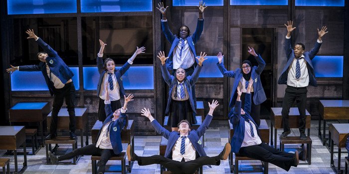 The Cast of Everybody's Talking About Jamie at the Apollo Theatre (2) Photo credit Johan Perrson.