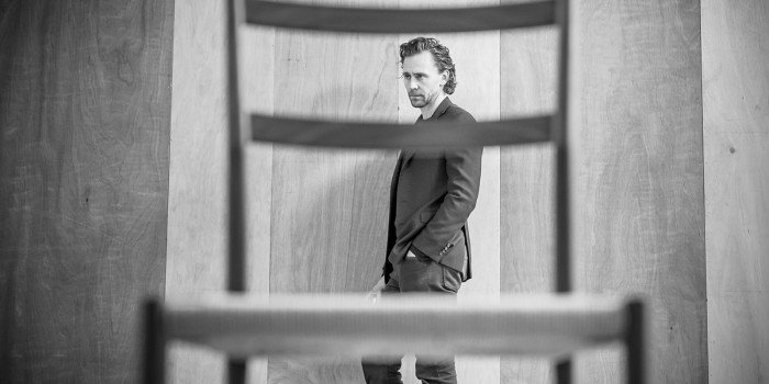 Tom Hiddleston in rehearsal for 'Betrayal'. Photo credit Marc Brenner.