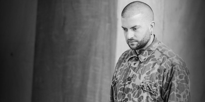 Director Jamie Lloyd in rehearsal for 'Betrayal'. Photo credit Marc Brenner.