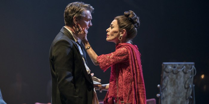 FOLLIES 2019 Alexander Hanson (Ben) and Tracie Bennett (Carlotta) National Theatre (c) Johan Persson