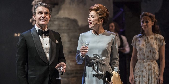 FOLLIES 2019 Alexander Hanson (Ben) and Janie Dee (Phyllis) National Theatre (c) Johan Persson