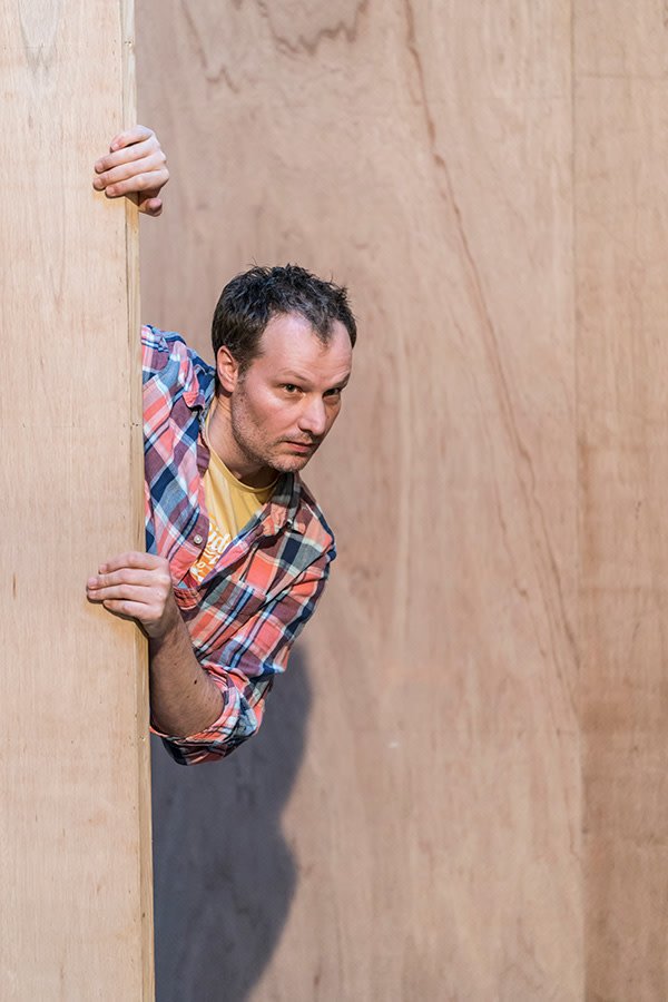 Neil Haigh in The Twilight Zone rehearsals (Photo: Johan Persson)
