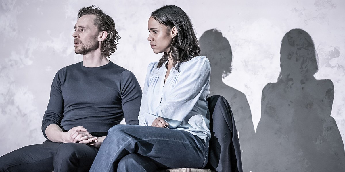 Tom Hiddleston and Zawe Ashton in Betrayal at the Harold Pinter Theatre (Photo: Marc Brenner)