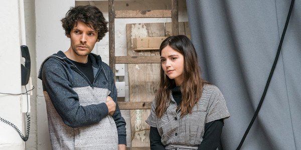 Colin Morgan and Jenna Coleman in rehearsal for All My Sons at The Old Vic (Photo: Johan Persson)