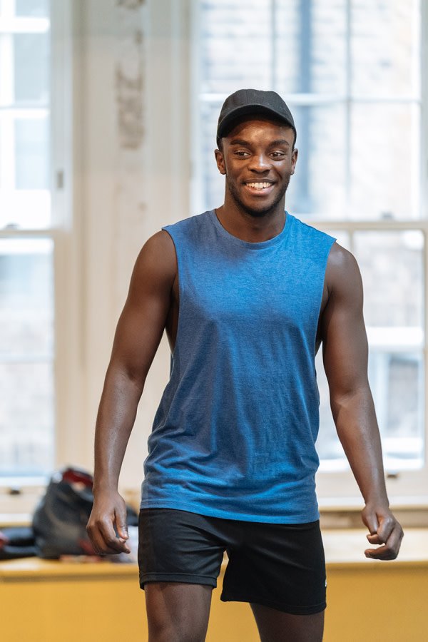 Ryan Reid Ensemble in rehearsals for Sweet Charity at the Donmar Warehouse directed by Josie Rourke and choreographed by Wayne McGregor. Photo by Manuel Harlan 010 jhpvyn