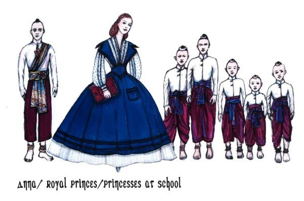 The King And I costume designs (Credit: Catherine Zuber)