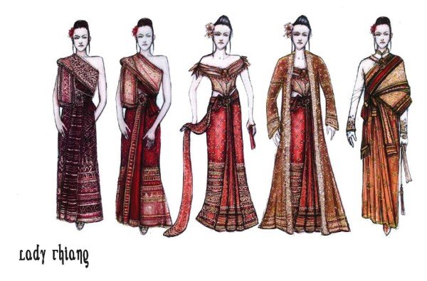 The King And I costume designs (Credit: Catherine Zuber)