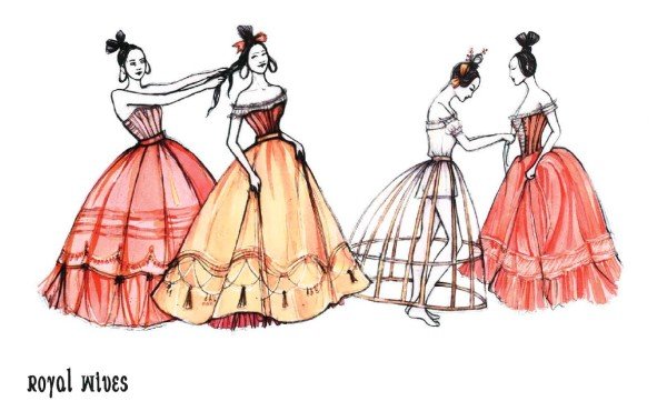 The King And I costume designs (Credit: Catherine Zuber)