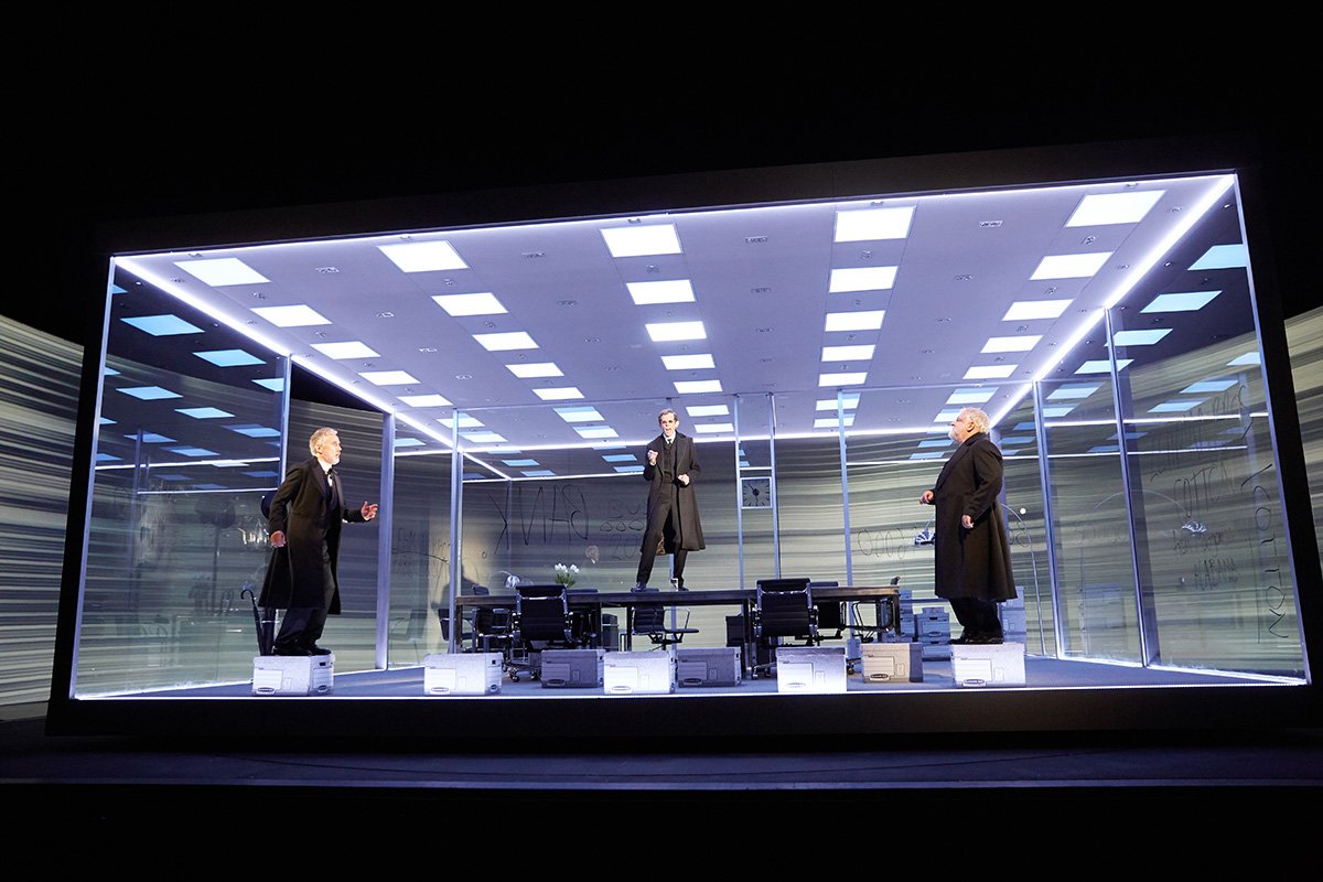 Es Devlin's set design in The Lehman Trilogy (Photo: Mark Douet)