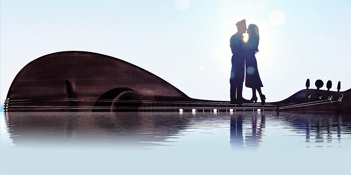 The poster for Captain Corelli's Mandolin at Rose Theatre Kingston