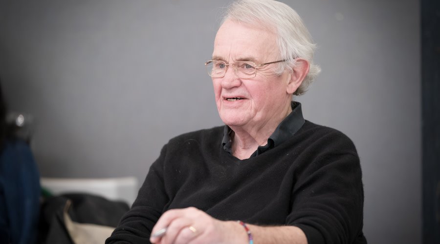 Howard Brenton Writer in rehearsals for Jude at Hampstead Theatre. Photo credit Marc Brenner.