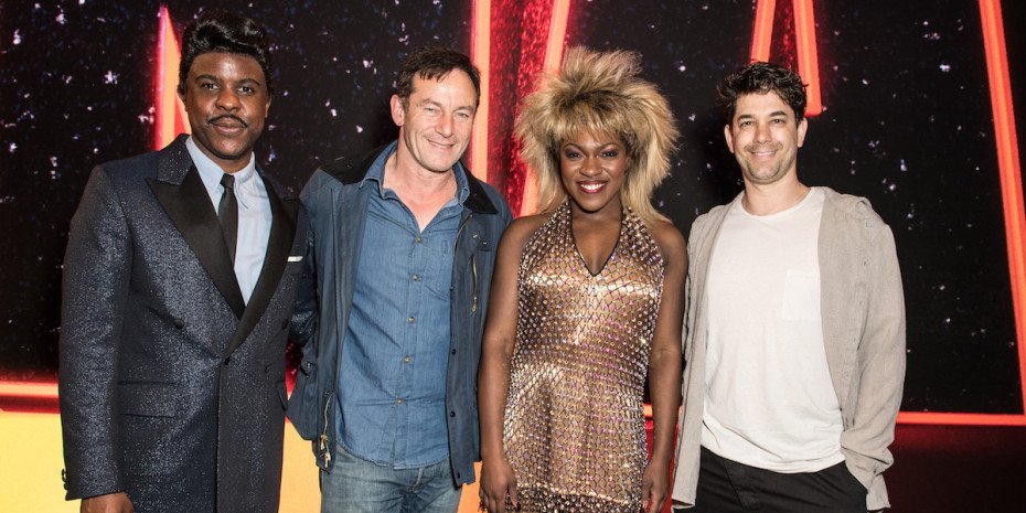 l r Ashley Zhangazha Ike Turner Jason Isaccs Nkeki Obi Melekwe Tina Turner and Adam Garcia photo Craig Sugden vco3jr