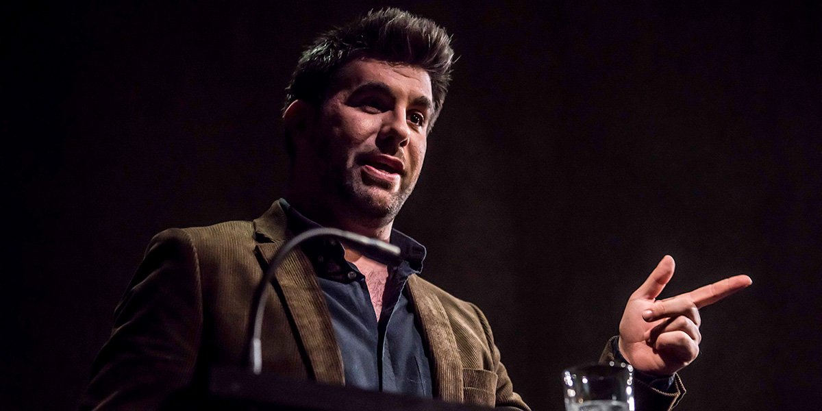 Simon Lipkin in Ghost Stories at the Lyric Hammersmith (Photo: Chris Payne)