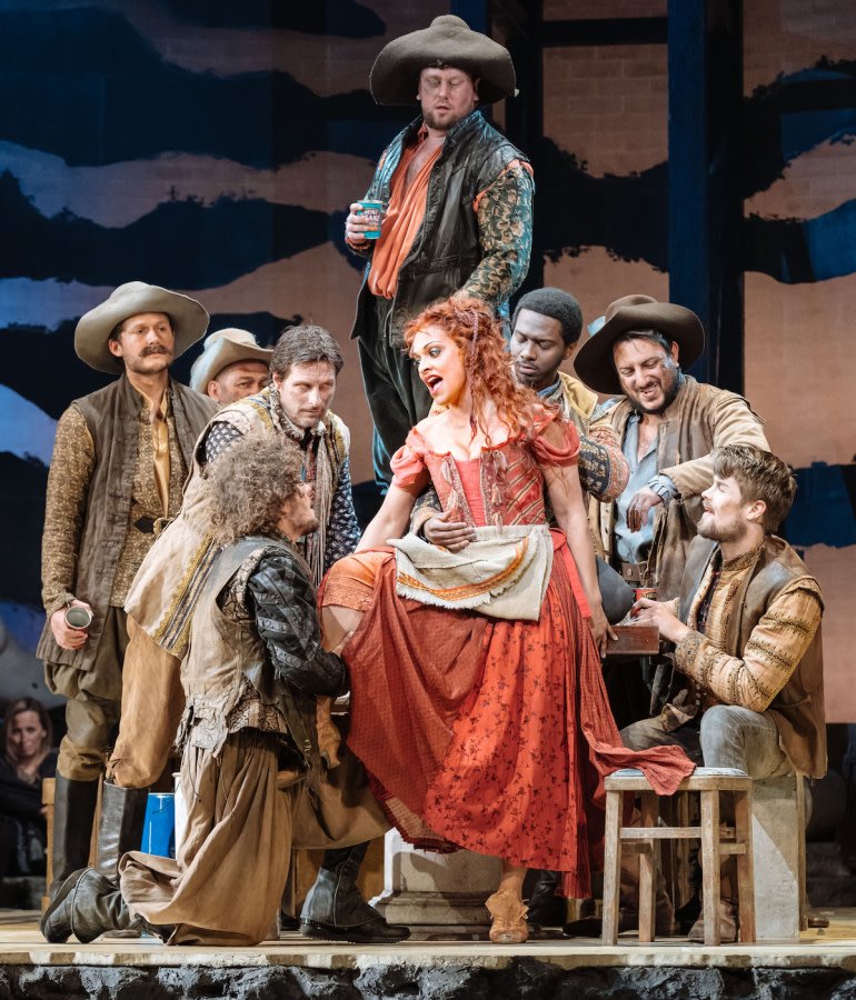Danielle de Niese and company in Man Of La Mancha by Manuel Harlan