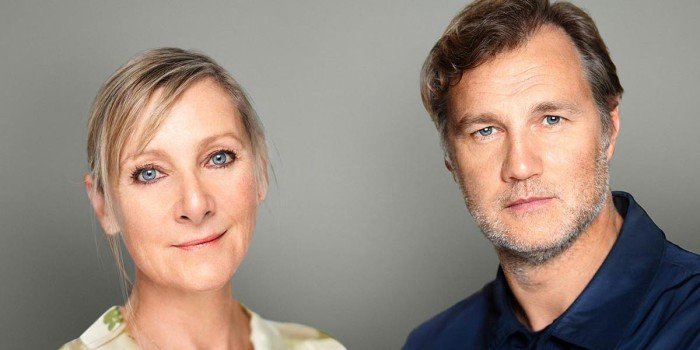 Lesley Sharp and David Morrissey play husband and wife in Jack Thorne’s new play.