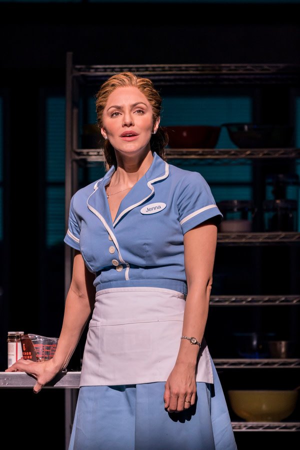 Katharine McPhee as Jenna in Waitress. (Photo credit Johan Persson)