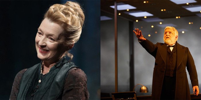 Simon Russell Beale and Lesley Manville