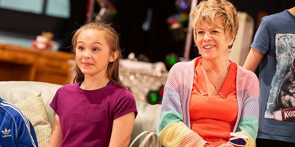 L-R Rebecca Nardin (Pandora) and Rosie Ashe (Grandma Mole). Photo credit Pamela Raith