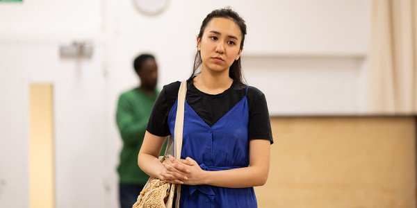 Ioanna Kimbrook in Bitter Wheat rehearsals (Photo: Helen Maybanks)