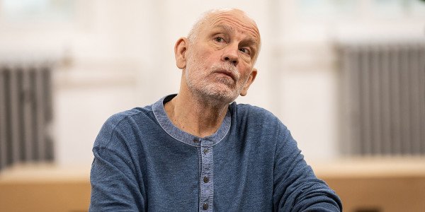 John Malkovich in Bitter Wheat rehearsals (Photo: Helen Maybanks)