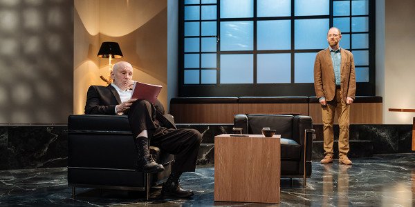 John Malkovich and Matthew Pidgeon in Bitter Wheat (Photo: Manuel Harlan)