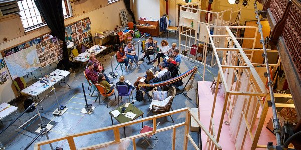 The cast in rehearsal for The Night Of The Iguana (Photo: Brinkhoff/Moegenburg)