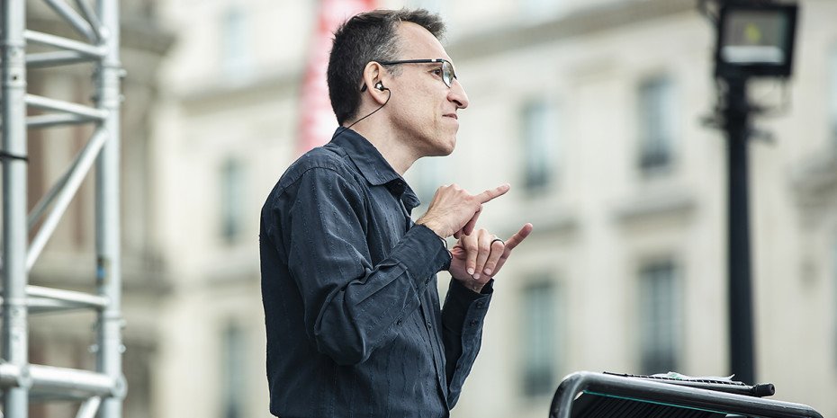 Our BSL Inrepreter at West End LIVE 2018 (Photo: Pamela Raith)