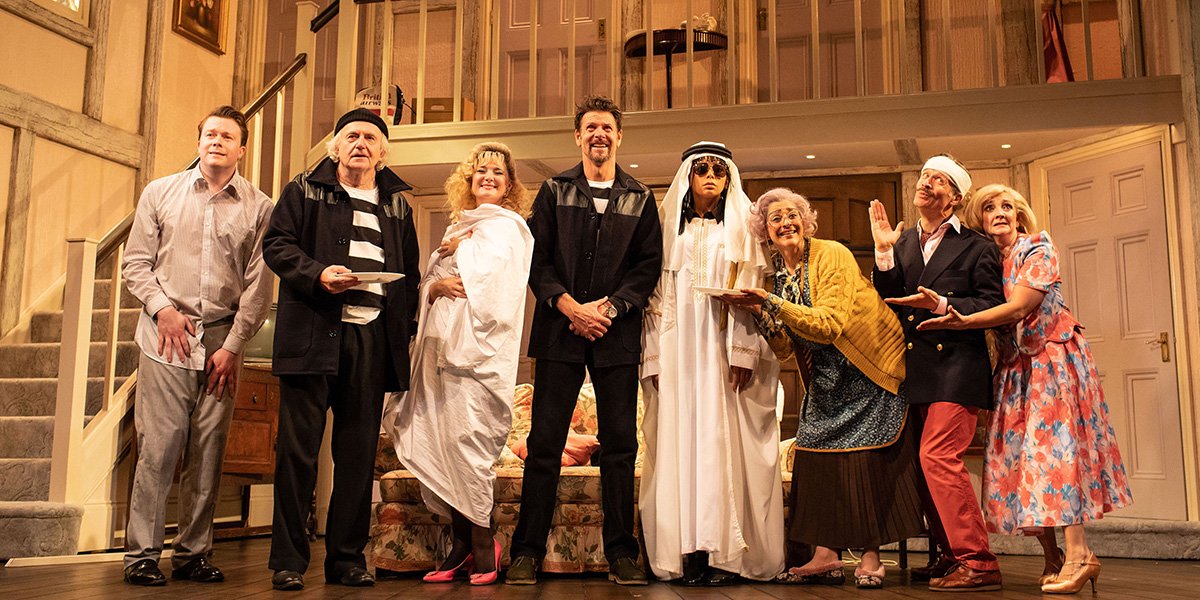 The Company of Noises Off. Photo Credit Helen Maybanks