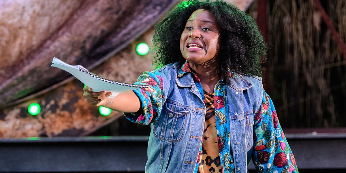 Susan Wokoma as Bottom in A Midsummer Night's Dream at the Open Air Theatre. Photo Jane Hobson