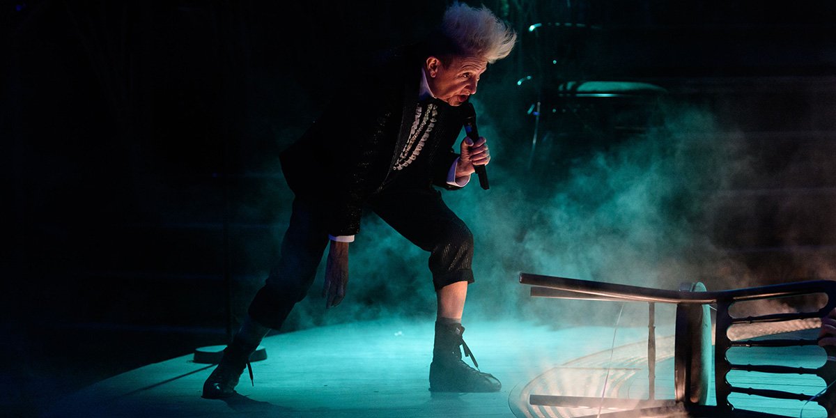 Myra McFadyen as Puck in A Midsummer Night's Dream at the Open Air Theatre. Photo Jane Hobson