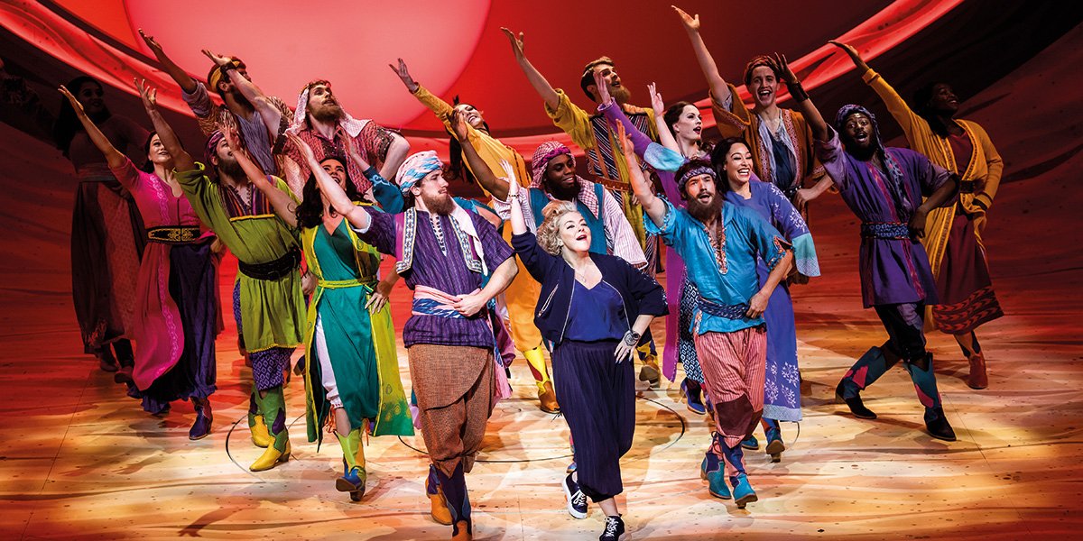 Sheridan Smith and the company of Joseph and the Amazing Technicolor Dreamcoat London. Photographer: Tristram Kenton