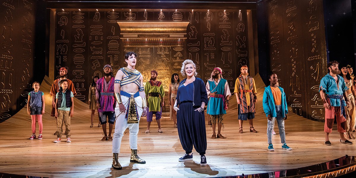 Jac Yarrow, Sheridan Smith and the company of Joseph and the Amazing Technicolor Dreamcoat Photographer Tristram Kenton