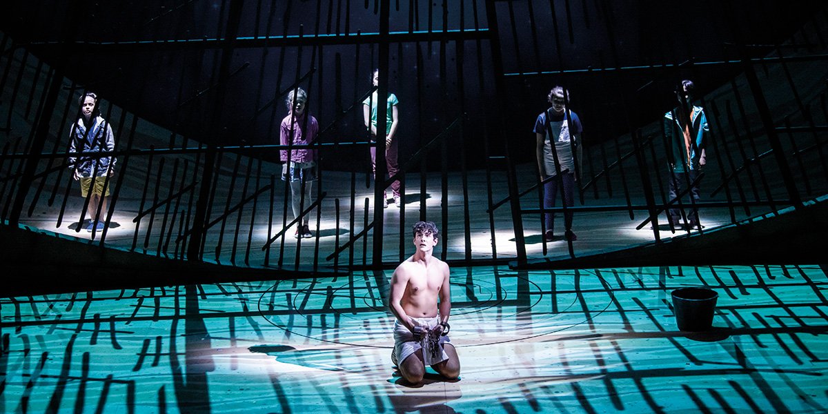 Jac Yarrow and the company of Joseph and the Amazing Technicolor Dreamcoat Photographer Tristram Kenton